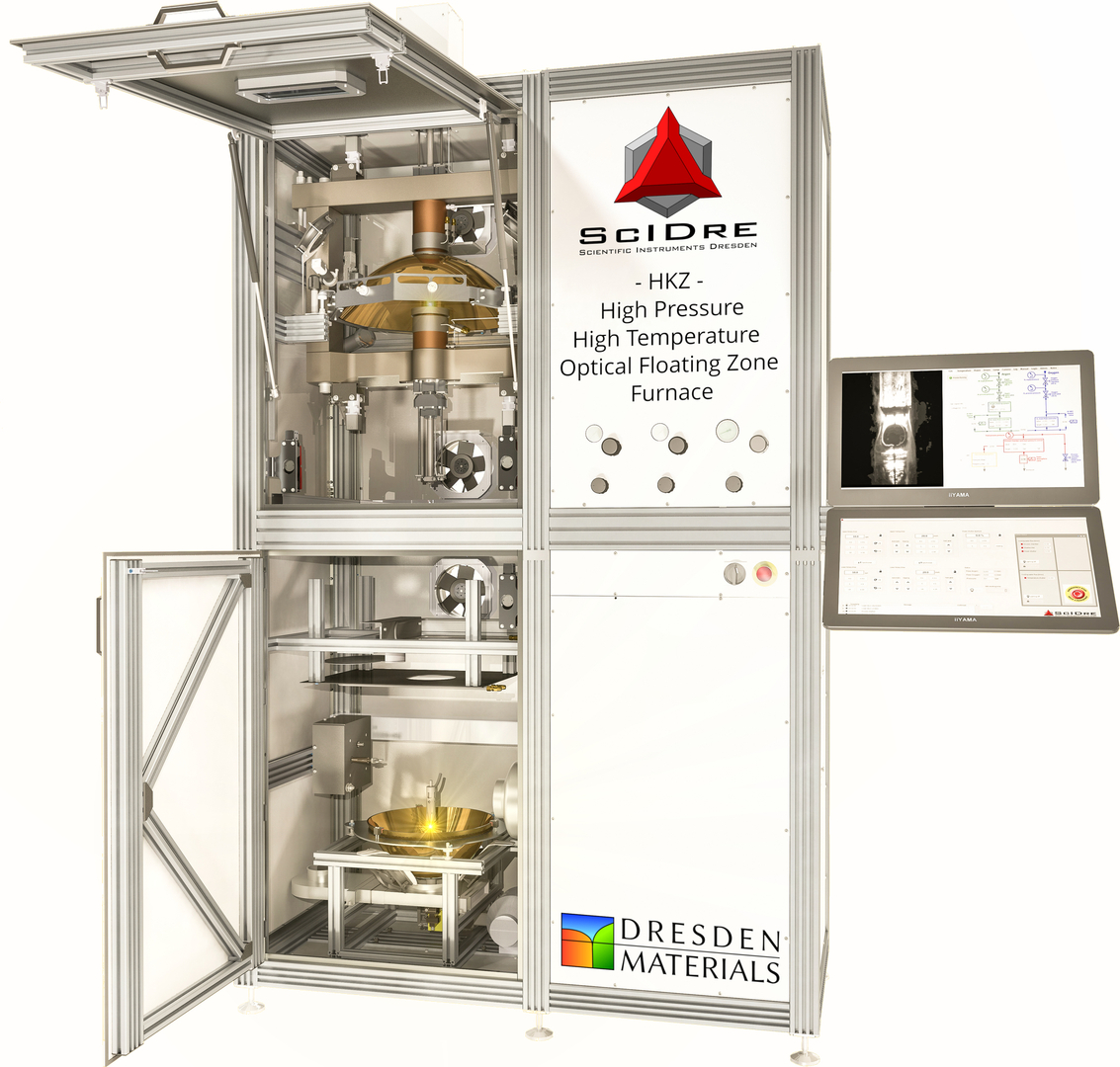 HKZ high pressure floating zone furnace